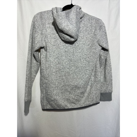 Quiksilver Youth Kids Size S/10 Zip Up Hoodie Sweatshirt Jacket Gray NWT F16 - Picture 4 of 4